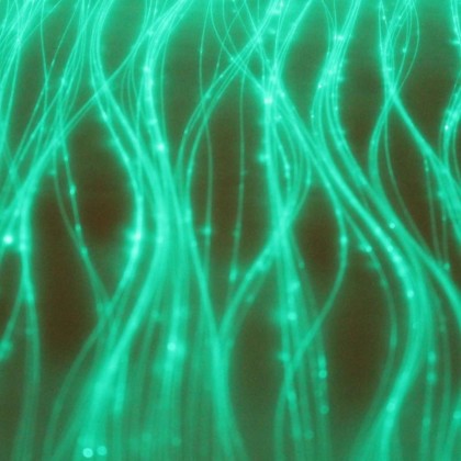 ORGANZA WHITE FABRIC (LUMINOUS FIBER OPTIC FABRIC)